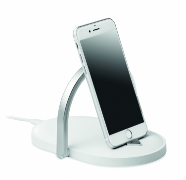 Logo trade promotional gifts picture of: Light and wireless charger 10W
