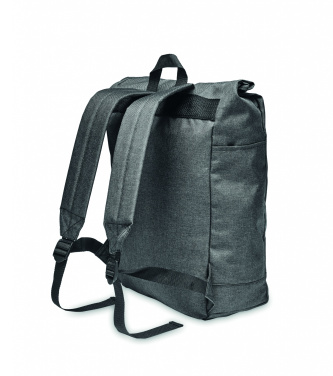 Logotrade advertising products photo of: 600D RPET 2 tone backpack