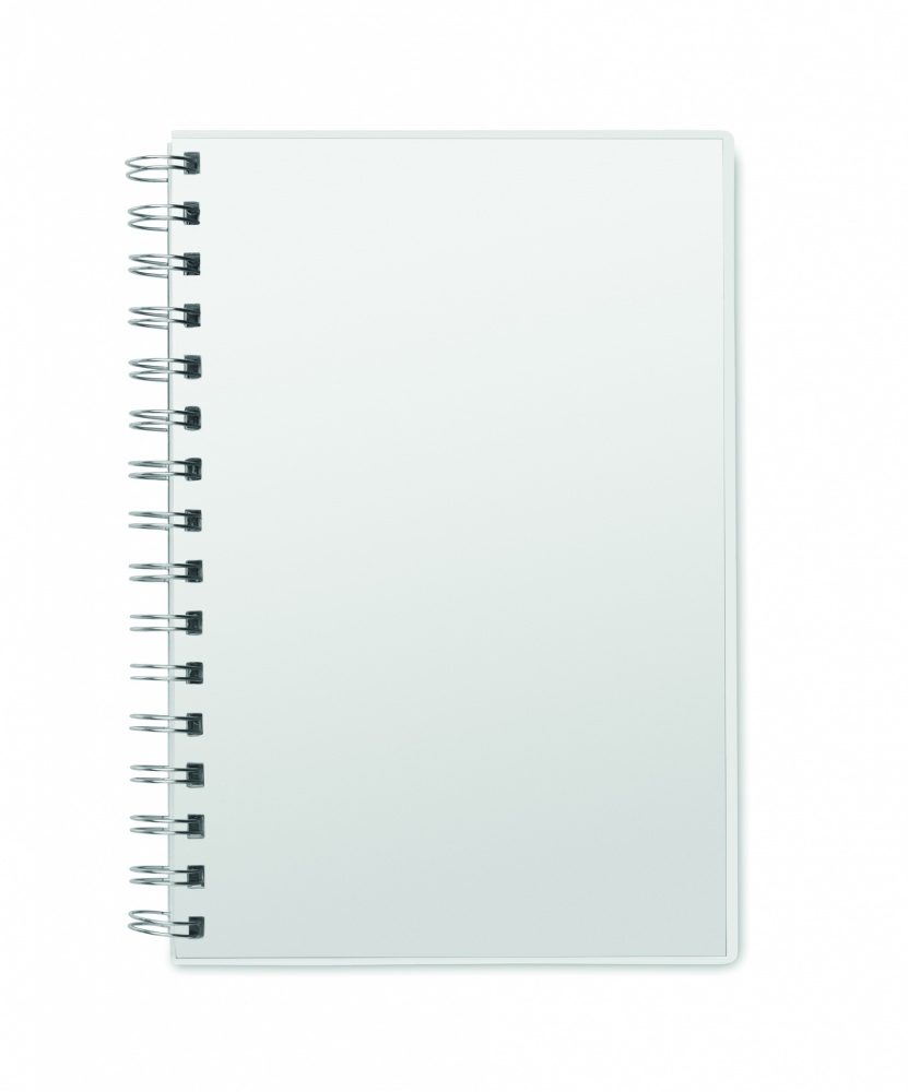 Logo trade promotional product photo of: A5 RPET notebook recycled lined