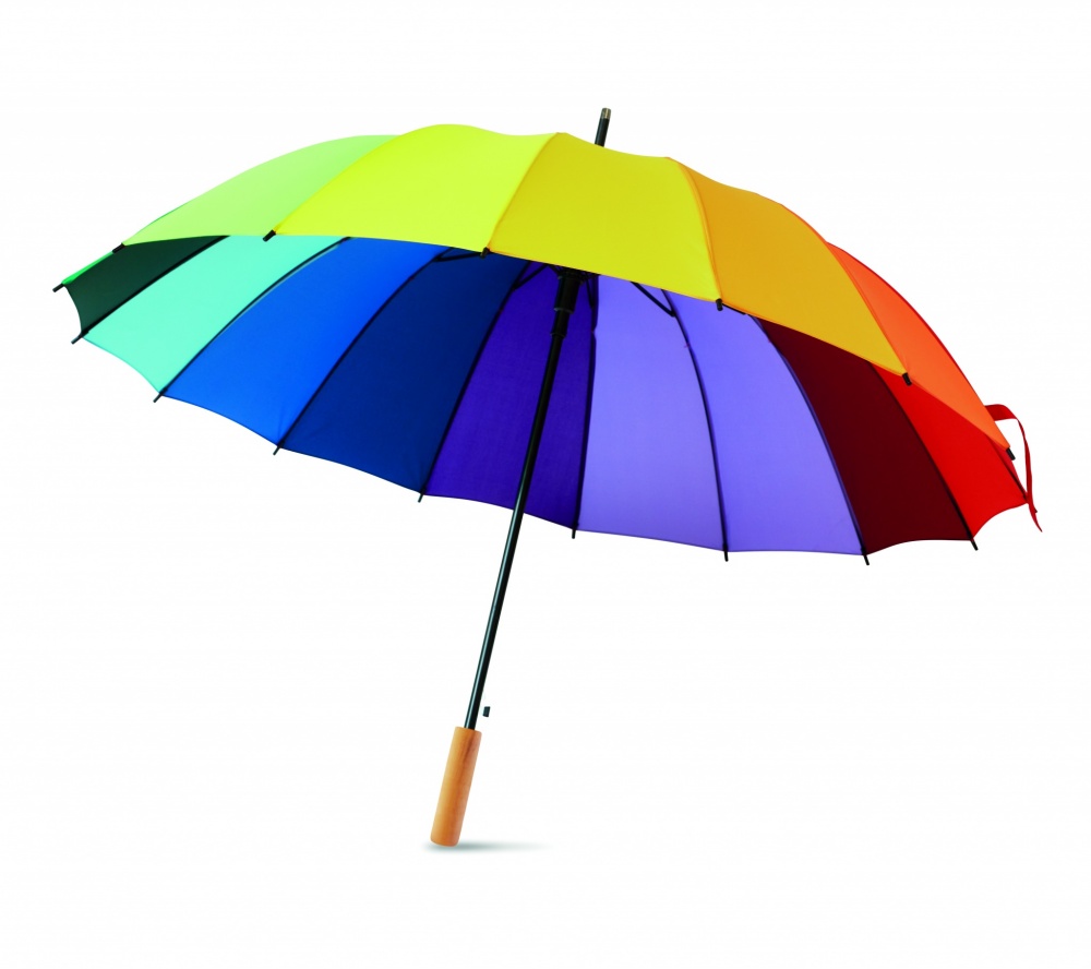Logotrade promotional giveaway image of: 27 inch rainbow umbrella