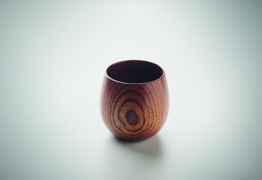 Logo trade corporate gifts image of: Oak wooden mug 250 ml