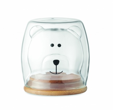 Logotrade promotional giveaway image of: Double wall borosilicate mug