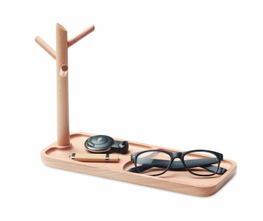 Logo trade promotional products image of: Wooden organizer tray