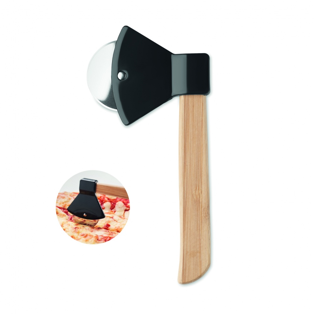 Logotrade advertising product image of: Pizza cutter bamboo handle