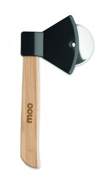 Logo trade advertising products picture of: Pizza cutter bamboo handle