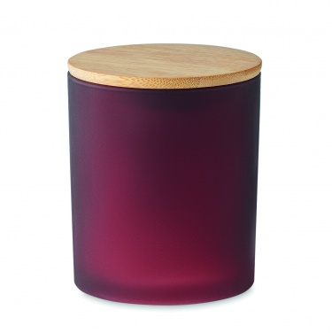 Logo trade promotional gifts image of: Plant based wax candle 280 gr