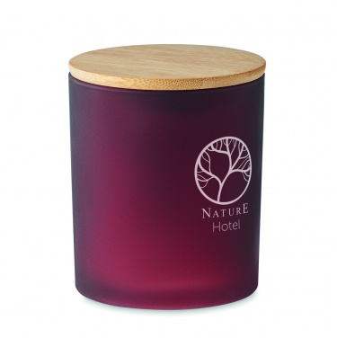 Logo trade corporate gifts image of: Plant based wax candle 280 gr