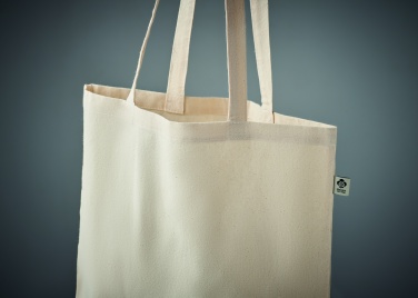 Logo trade promotional merchandise picture of: Organic cotton shopping bag