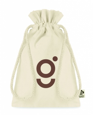 Logotrade corporate gift picture of: Small organic cotton gift bag