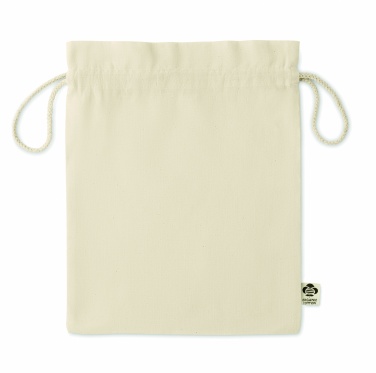 Logo trade promotional gift photo of: Medium organic cotton gift bag