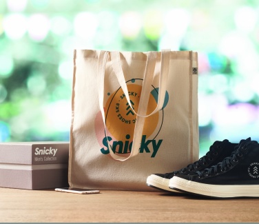 Logo trade promotional product photo of: Organic cotton shopping bag