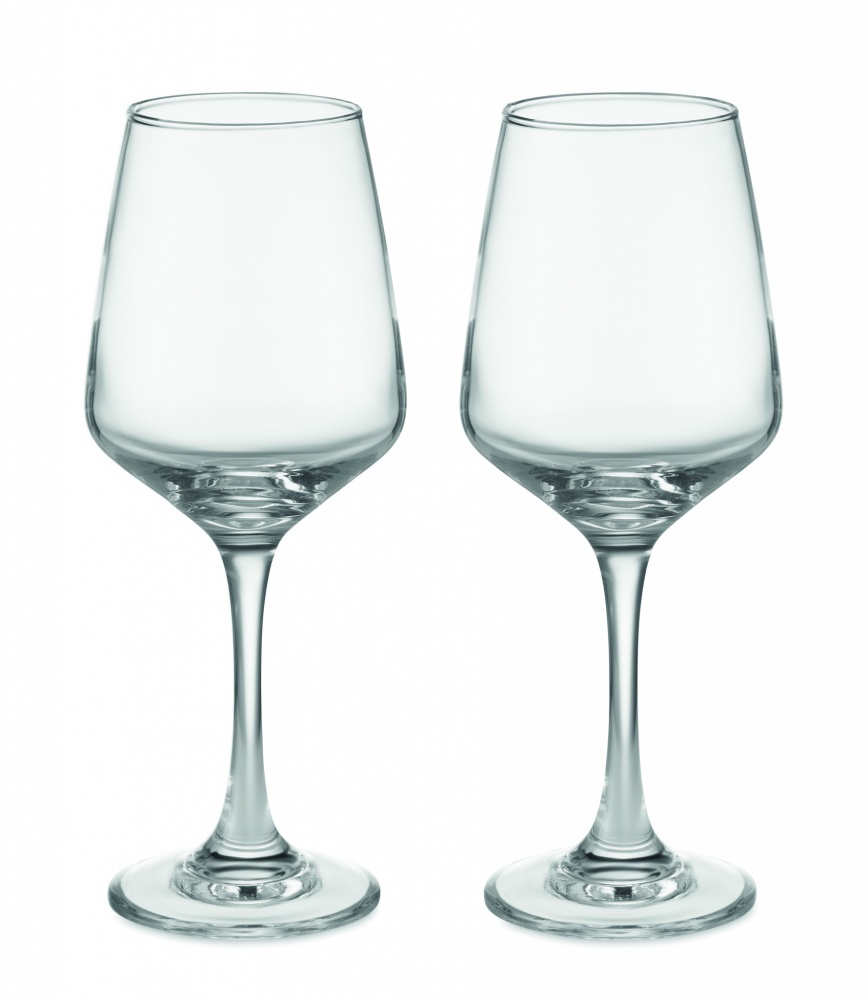 Logotrade corporate gift image of: Set of 2 wine glasses