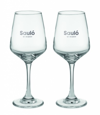 Logotrade corporate gift image of: Set of 2 wine glasses