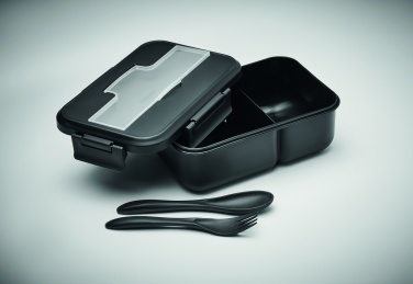 Logo trade corporate gift photo of: Lunch box with cutlery in PP