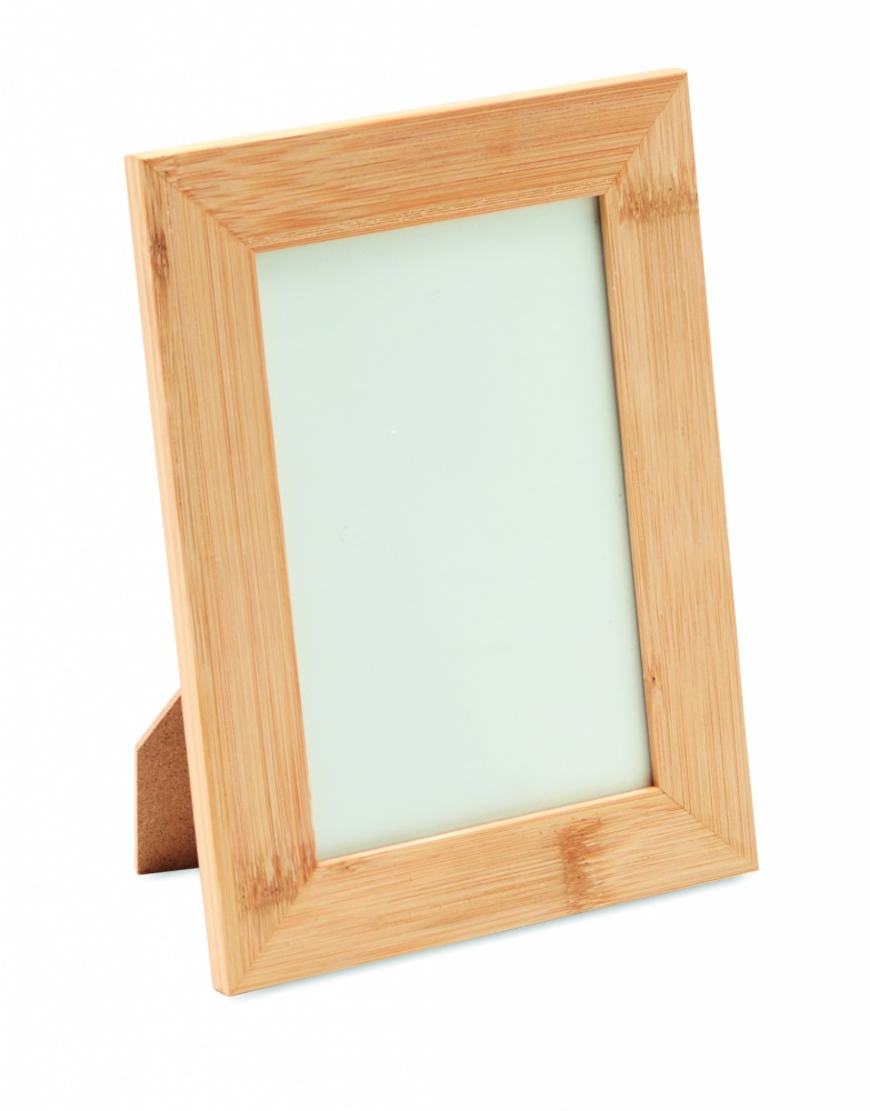 Logo trade corporate gifts picture of: Bamboo photo frame