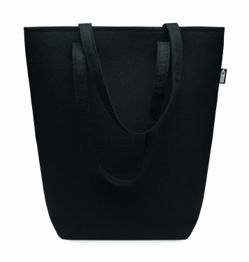 Logo trade promotional gifts image of: RPET felt event/shopping bag