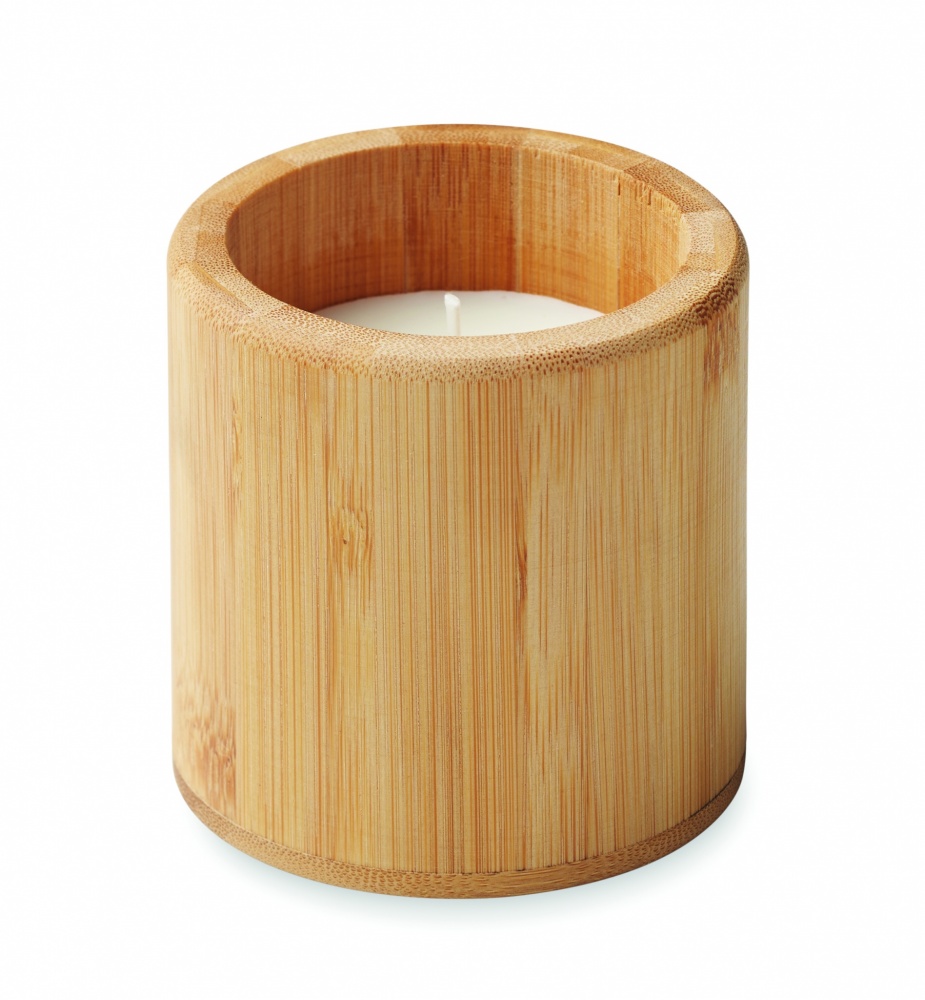 Logo trade promotional merchandise image of: Plant based wax candle 160 gr