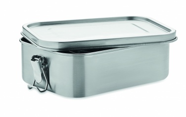 Logo trade promotional giveaways image of: Stainless steel lunch box