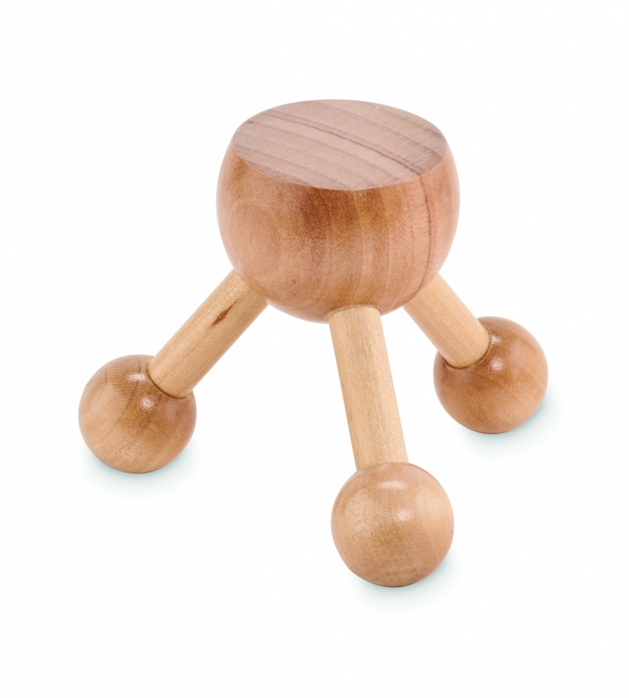 Logotrade business gift image of: Hand held massager in wood