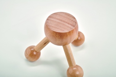 Logotrade promotional gift picture of: Hand held massager in wood