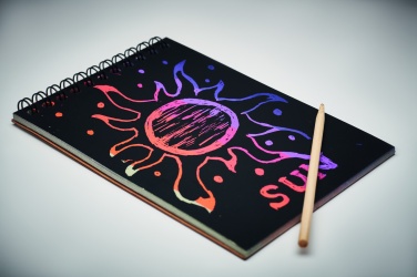 Logo trade promotional gift photo of: Scratching paper notebook