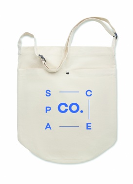 Logo trade promotional giveaways picture of: Canvas shopping bag 270 gr/m²