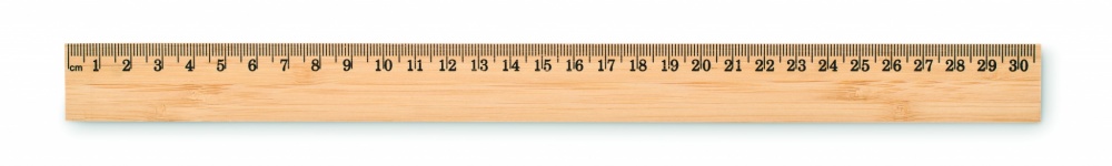 Logotrade corporate gift image of: Ruler in bamboo 30 cm