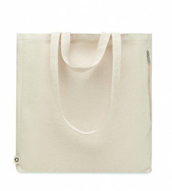 Logo trade promotional merchandise photo of: Recycled cotton shopping bag