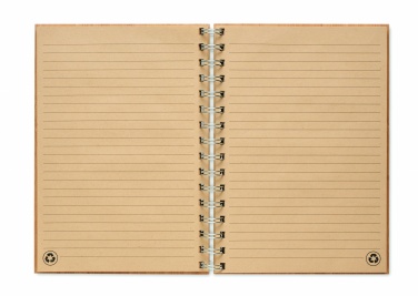 Logotrade promotional merchandise image of: A5 ring bound Bamboo notebook