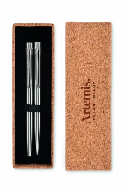 Logo trade business gift photo of: Recycled stainless steel pens