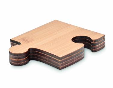 Logotrade promotional item picture of: Set of 4 puzzle coasters