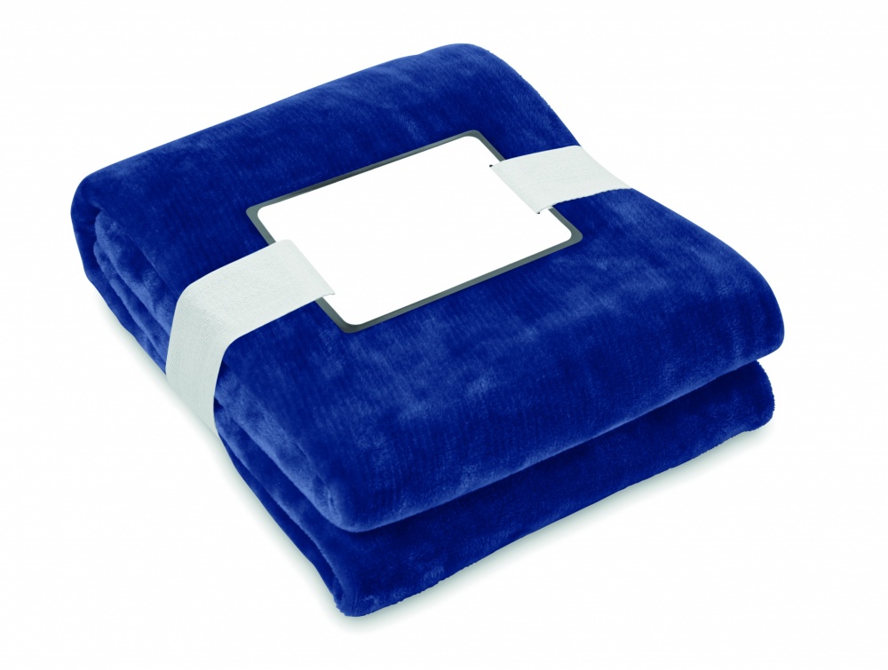 Logo trade corporate gift photo of: RPET fleece blanket 280 gr/m²