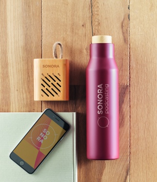 Logo trade promotional giveaway photo of: 3W Bamboo wireless speaker