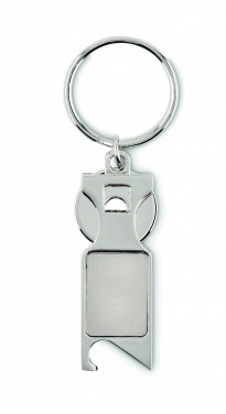 Logotrade promotional products photo of: Euro Token key ring Porvoo