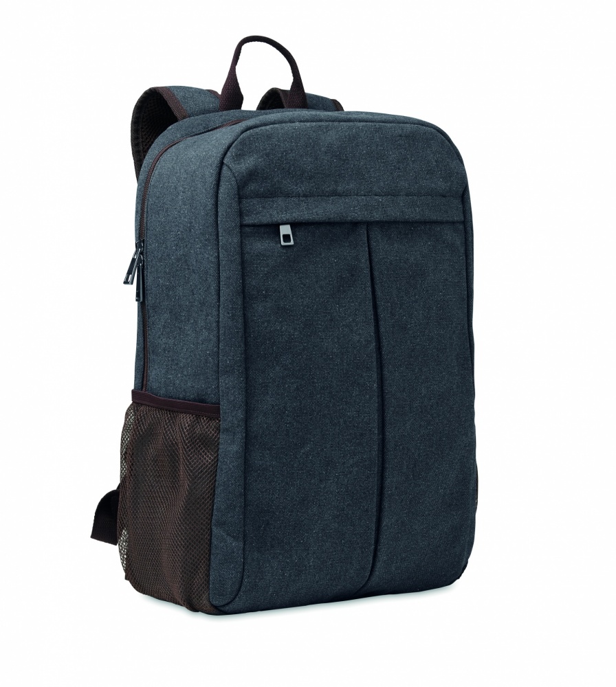 Logo trade promotional products image of: Laptop backpack in canvas