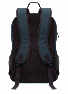 Logo trade business gifts image of: Laptop backpack in canvas