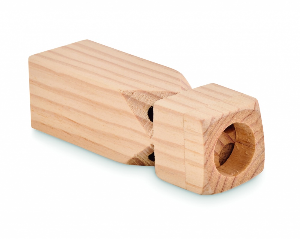 Logo trade promotional item photo of: Wooden train whistle
