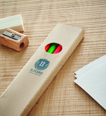 Logotrade promotional giveaways photo of: 4 highlighter pencils in box