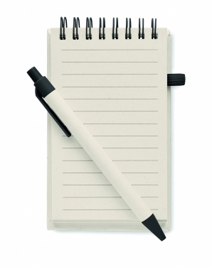 Logo trade business gift photo of: A6 milk carton notebook set