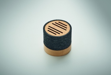 Logo trade promotional items picture of: Bamboo RPET wireless speaker