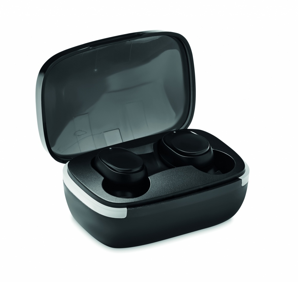 Logo trade promotional products picture of: TWS earbuds with charging case