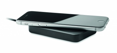 Logo trade promotional merchandise picture of: Magnetic wireless charger 15W powerbank 5000 mAh