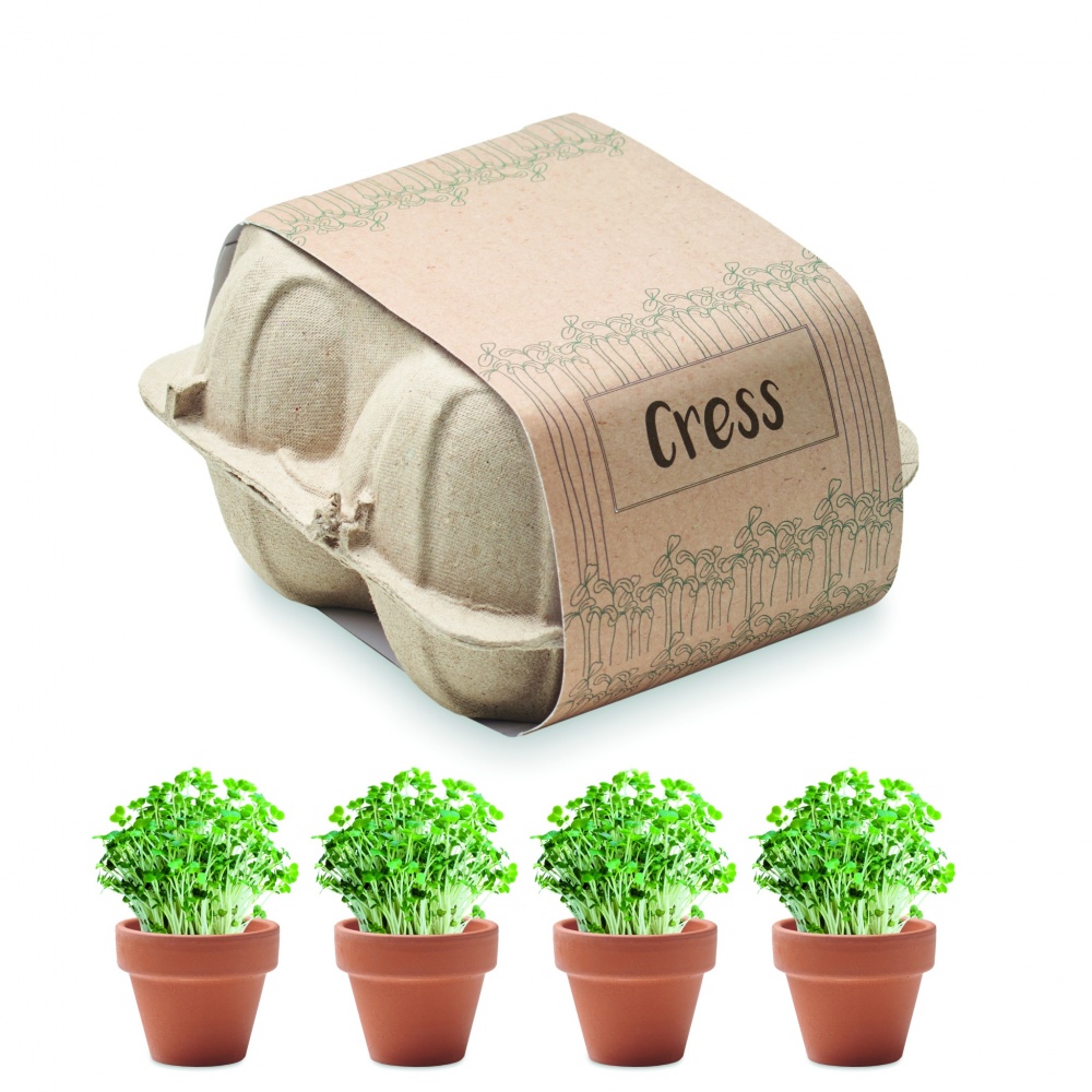 Logotrade advertising products photo of: Egg carton growing kit