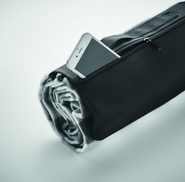 Logotrade business gift image of: RPET fleece blanket 150 gr/m²