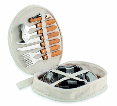 Logotrade promotional giveaway image of: Picnic 2 person set in pouch