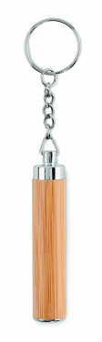 Logotrade business gift image of: Mini bamboo torch with keyring