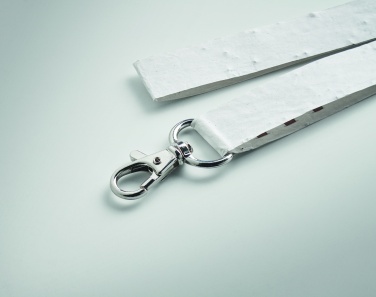 Logo trade promotional item photo of: Seed paper lanyard w/hook