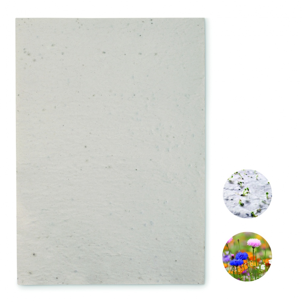 Logotrade promotional giveaway picture of: A4 wildflower seed paper sheet