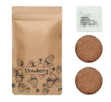 Logo trade promotional gift photo of: Strawberry growing kit