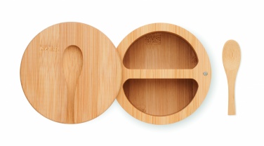 Logo trade corporate gift photo of: Salt and pepper bamboo box